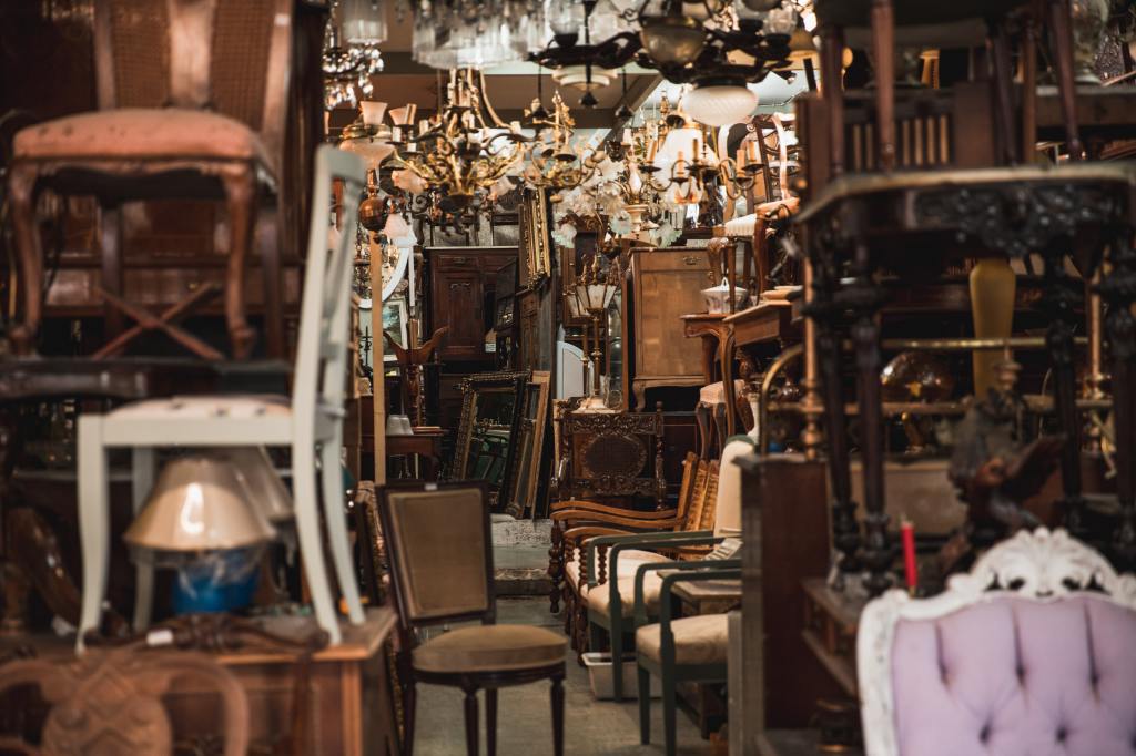 Thrift Store Chairs! Photo by Anastase Maragos on Unsplash